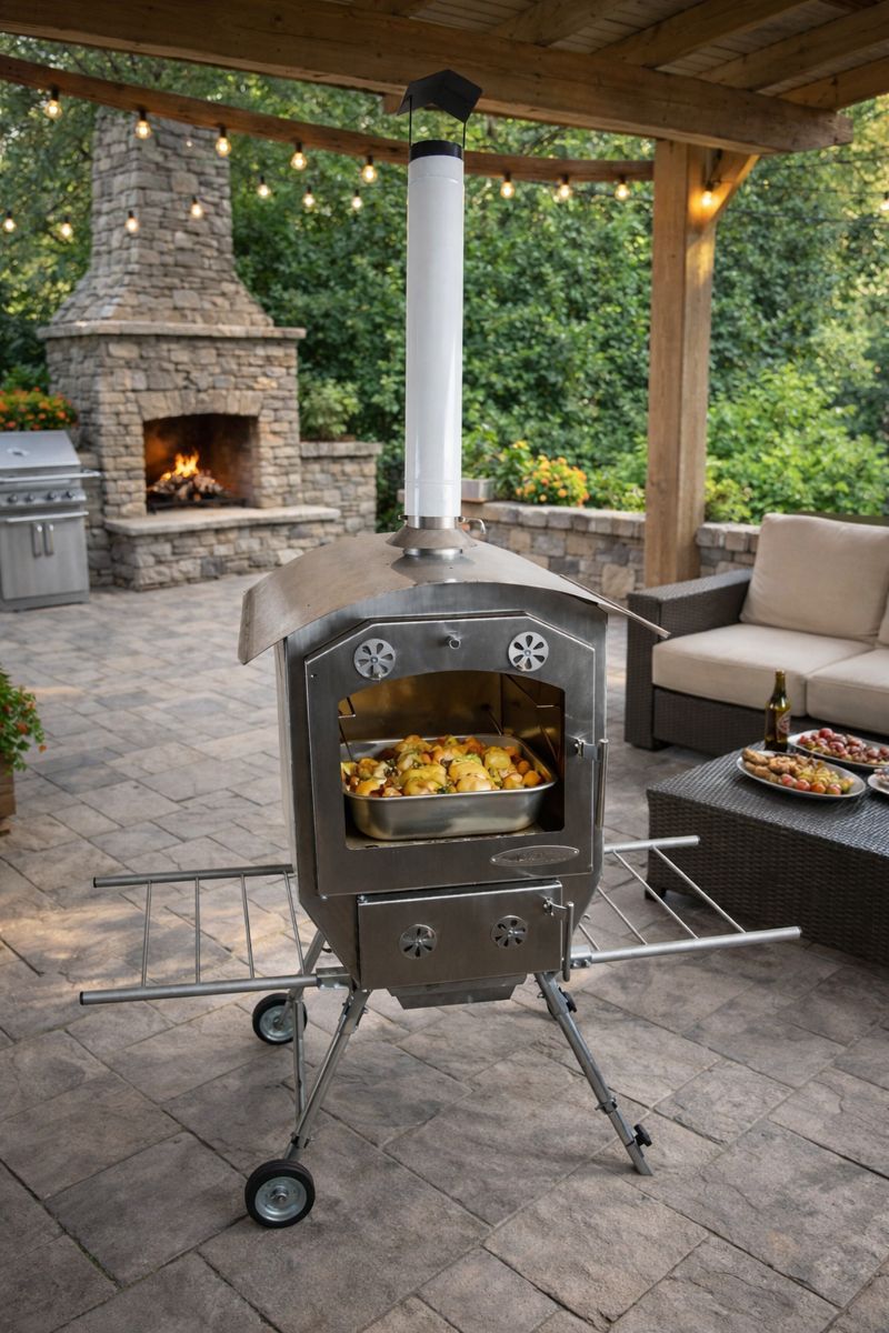 Rozsdamentes kerti kemence - Image 2